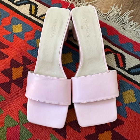 NWOT Alohas SVegan Squared Vegan Leather Mule Heel - Size 39 (US 8) - Picture 6 of 6